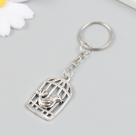 Trick Metal "Poultry in the Cell" silver 2.2x3.6 cm-1