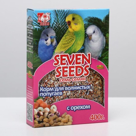 Seven Seeds Special food for wavy parrots, with a nut, 400 g