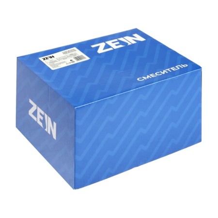 Bath mixer Zein Z3856, single -leaf, shower set, watering can 5 modes, graphite-12