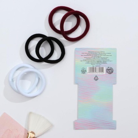 Hair gum "Panda" 6 pcs-1