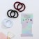 Hair gum "Panda" 6 pcs