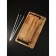 Gift set for the supply of barbecue: a board-board 44 × 24 × 5.5 cm, skewer 3 pcs, dough, birch