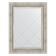 Mirror with engraving in the baguette frame, Roman silver 88 mm, 66x89 cm