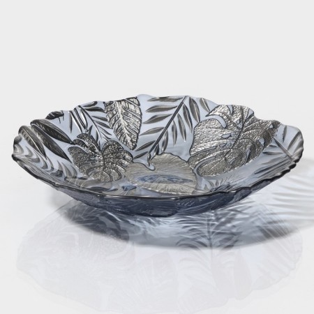 Glass of glass soup "Arabis", d = 21.5 cm, blue color-2