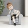 Polystone souvenir "Baby in an armchair with a book/bear" mix 10x7x7 cm