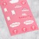 Paper stickers on the Small Lady substrate, for a diary of 6 × 21 cm