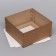 Confectionery packaging with a window, craft, 30 x 30 x 15 cm