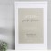 Photo frame MDF "Ellis" 60x90 cm, with a paspartm, white (plastic screen)