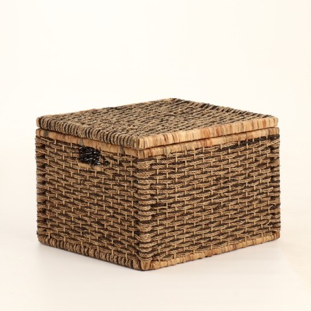 Wicker basket, 60x50x40 cm, reeds, seaweed