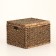 Wicker basket, 60x50x40 cm, reeds, seaweed