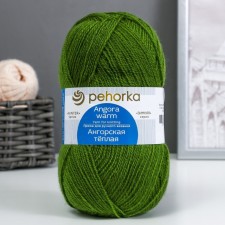 Angora warm yarn 40% wool, 60% acrylic 480m/100g (119 peas)