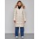 Coat insulated winter female, size 50, light-beige color