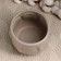Kashpo "Many -sided" beige, 12x12x9cm