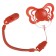 Nipple - orthodontic dummy, silicone, +6 months, with a holder, cherry color