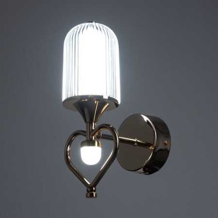 Bra "Lamur" LED 10W 3000-6000k gold 13x19x30 cm-3