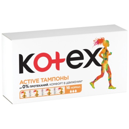 Kotex Active Normal Tampons, 16 pcs.-1