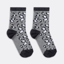 Nosk children's, color gray melange, size 16