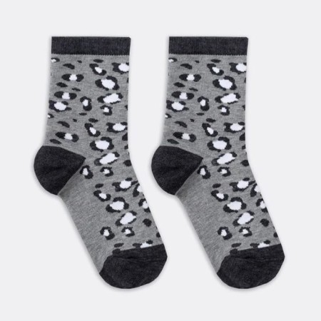 Nosk children's, color gray melange, size 16