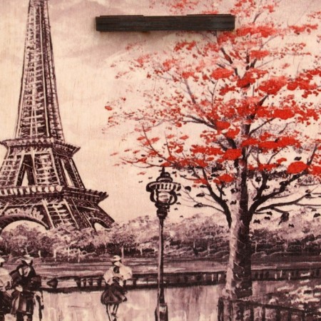 Bread a wooden bread with a stand under the spices "Paris", 35.6 x 20.4 x 24.8 cm, wenge-7