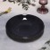 Deep porcelain plate Balance, 500 ml, d = 21 cm, black color
