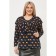 Women's tunic, size 64, blue color