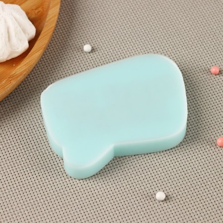 Silicone form “You are our hero”, 8 × 6.7 × 1 cm, turquoise color-3