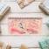 Wooden envelope "Happy Wedding Day!" card, 17x8 cm