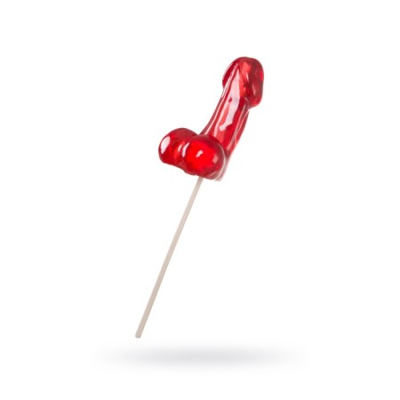 Lollice Sosuchki "Penis Whiskey", medium, red color, 80 g