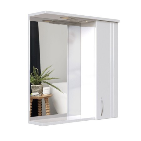 Cabinet-mirror suspended Sanstar "Volga 60" White
