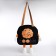 Youth bag with zipper, black color