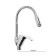 Comer for the kitchen "Everest" B58-022, one-leaf, flexible swivel spout, chrome