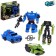 Set of robots "warriors", transformed