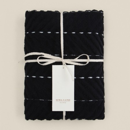 Terrier rug Sl Home: Lines "Dark Mare" 50x70 cm, 100% cotton, 750 g/m2-7