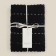 Terrier rug Sl Home: Lines "Dark Mare" 50x70 cm, 100% cotton, 750 g/m2