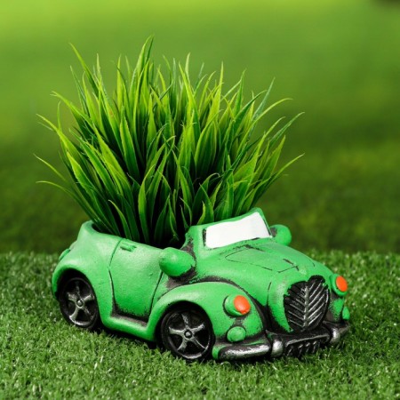 Pot "Machine" Green, 14x8x7cm