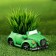 Pot "Machine" Green, 14x8x7cm