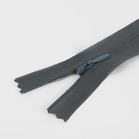 Lightning secret, No. 3, non-proceeding, locking machine, 40 cm, dark gray color-1