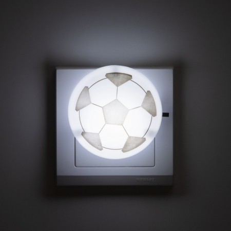 Night Store "Football" LED white-black 7x6x6.5 cm Risalux-6