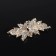 Decorative fastener "Leaf", 5.1 × 2.3 cm, gold color