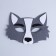 Carnival mask "wolf cub", felt