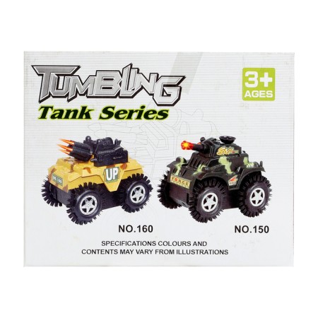 Tank-translator car, works on batteries, MIX color-12