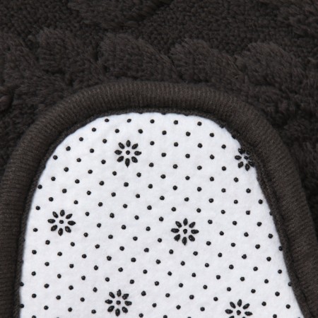 Bathroom mat Ethel "Pattern", col. Gray, 40x50 cm-2