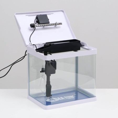 The Seastar HX-318F Aquarium includes: LED lamp 7 modes, filter, 18 l, white-2