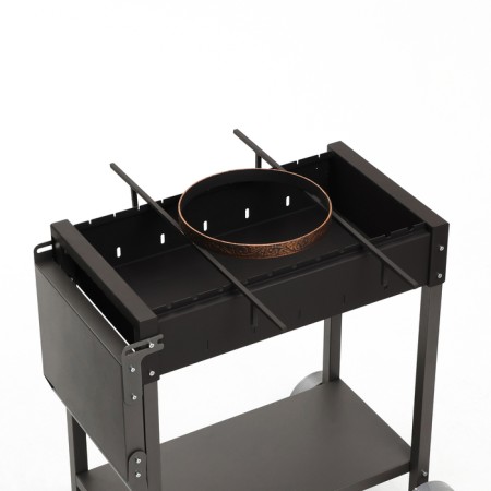 Stand for a cauldron on the barbecue box of steel 10 mm, diameter 30 cm-1