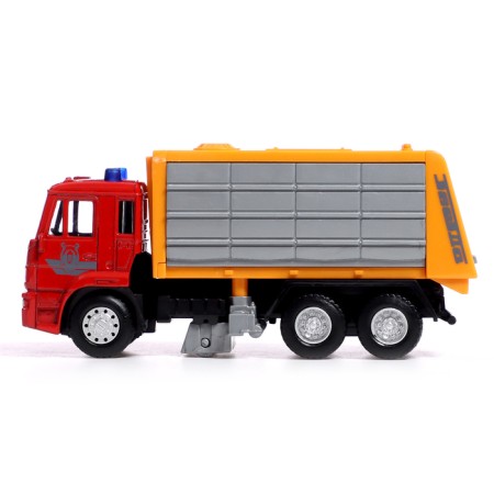 Metal truck "KAMAZ. Garbage truck ", 1:54, inertial-1