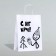 Gift package with jokes, “with NG CRC!”, White, 32 x 24 x 10.5 cm