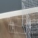 A cell for dogs and cats, a two -tier 61 x 42 x 50 cm, white