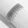 Bracelet with rhinestones "Illusion" drops, white color in silver