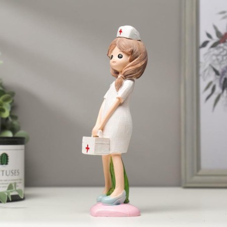 Polystone souvenir "Doctor and nurse" set 2 pcs 19.5x4.3x5.7 cm-3
