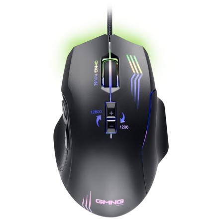 GMNG 930GM Black Optical Mouse (12800DPI) USB for laptop (7but)